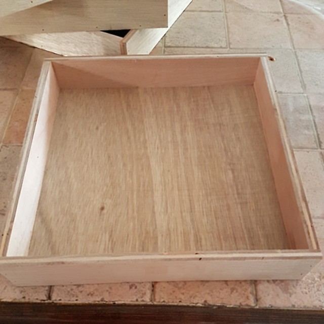 wooden gift tray
