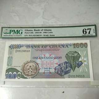 1993 Ghana 1000 Cedis