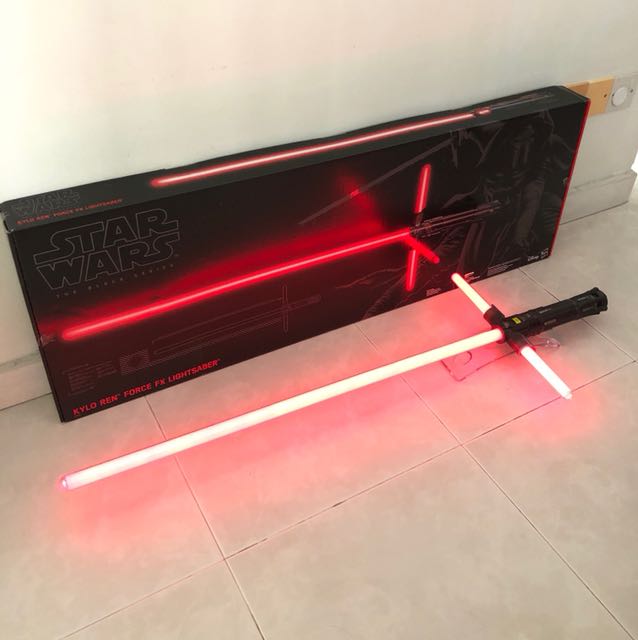 2015 Disney Hasbro Black Series Kylo Ren Deluxe Fx Lightsaber Star Wars Toys Games Bricks Figurines On Carousell