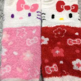 Cup socks *Sanrio Hello Kitty Christmas gift//Red and Pink **FOC for mailing**
