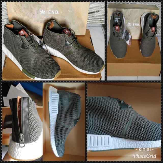 Adidas X End Clothing NMD, 男裝, 鞋, Carousell