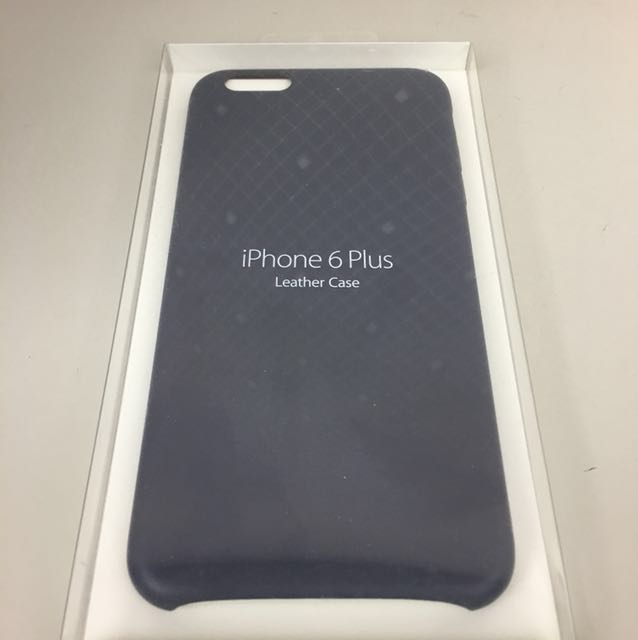 Apple Iphone 6 6s Plus 100 New 原裝真皮leather Case 藍色blue