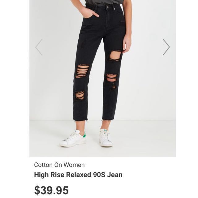 ripped knee jeans cotton on