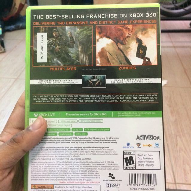 Call Of Duty Black Ops 3 Xbox 360, Video Gaming, Video Games, Xbox on