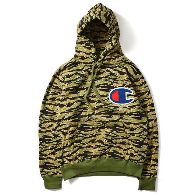 Men's champion shop camo hoodie