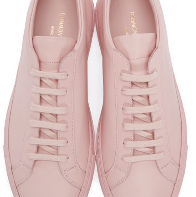 blush pink sneakers