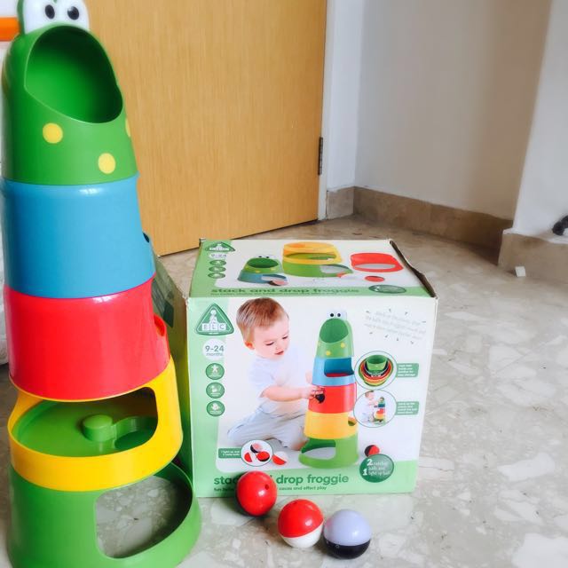 ELC Stack and Drop Froggie Babies Kids Infant Playtime on Carousell