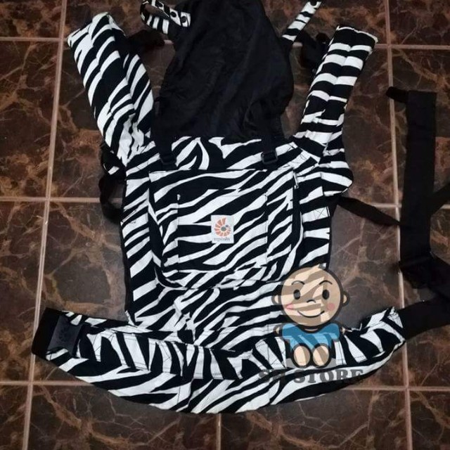 zebra print ergo baby carrier