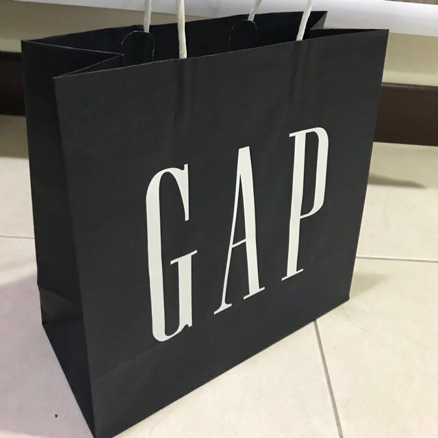 Gap paper bag, Everything Else on Carousell