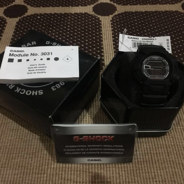 G Shock G9000MS 1 Mudman Men s Fashion Watches Accessories Watches on Carousell
