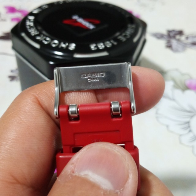 G shock ga 100 merah ori Men s Fashion Watches Accessories