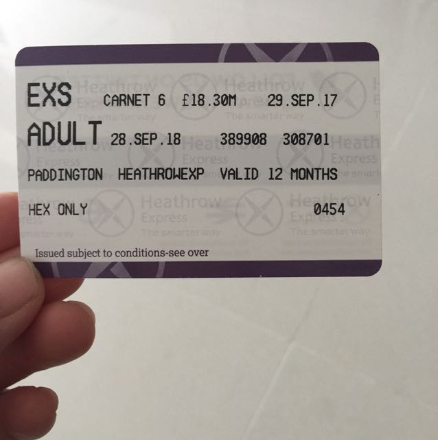 Heathrow express tickets, Tickets & Vouchers, Local Attractions & Transport  on Carousell