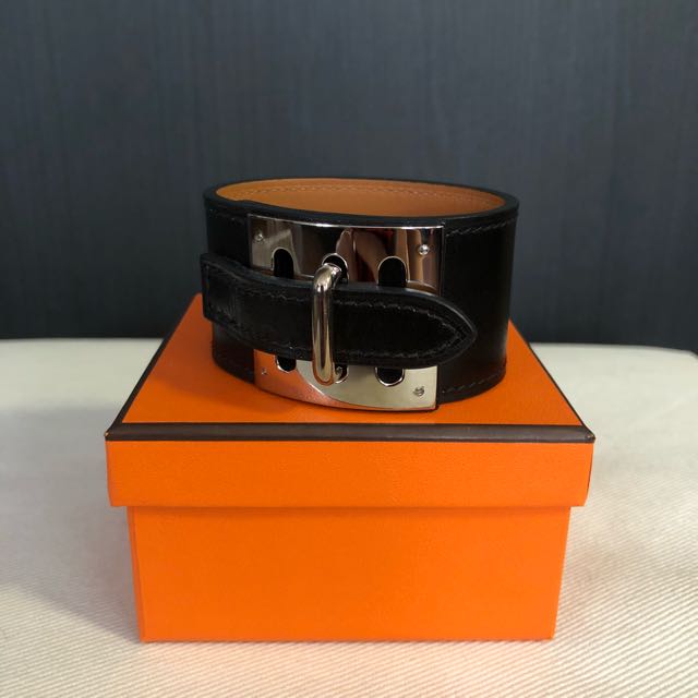 Hermes Intense Leather Bracelet Luxury Accessories On Carou