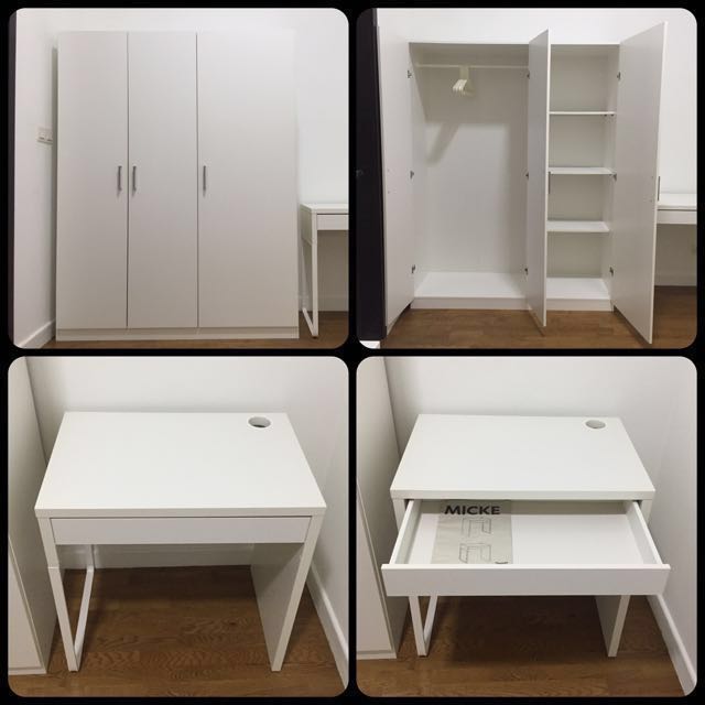 Ikea Dombas Wardrobe Reserved Micke Desk Reserved Home