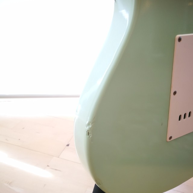 my repainted upgraded Behringer Electric guitar, Hobbies & Toys, Music