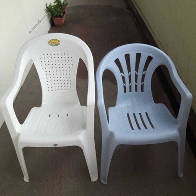 Plastic chair deals with backrest