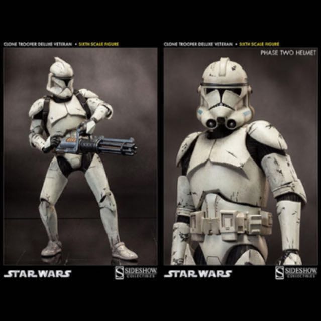 Star Wars Sideshow Clone Trooper Deluxe Veteran Hobbies Toys