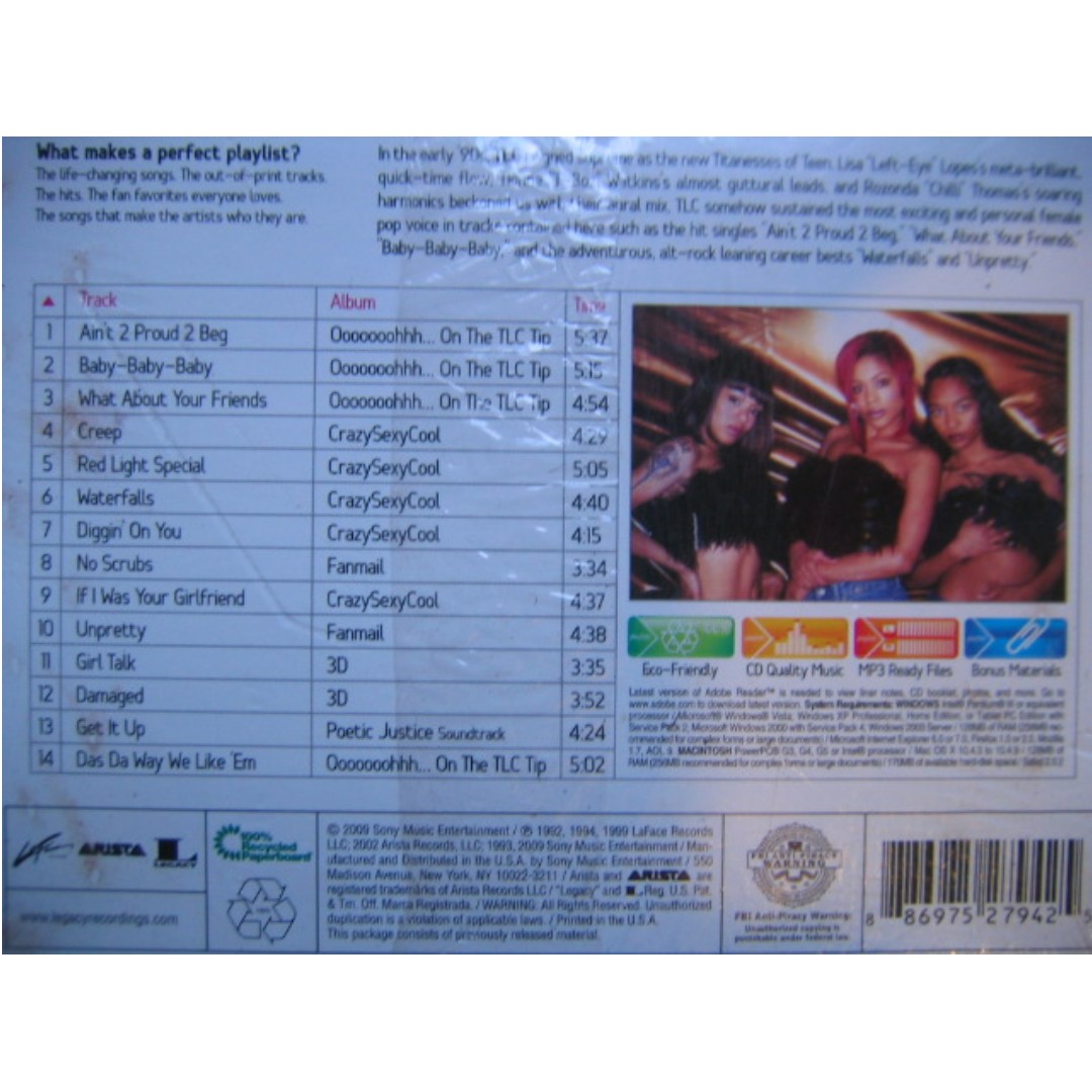 TLC - Playlist: The Very Best Of TLC CD (美版) (全新未開封), 興趣