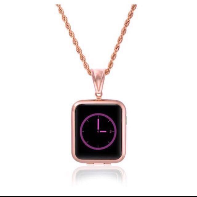 Vobara Apple Watch Case Necklace Locket Rose Gold Women S Fashion Jewellery On Carousell