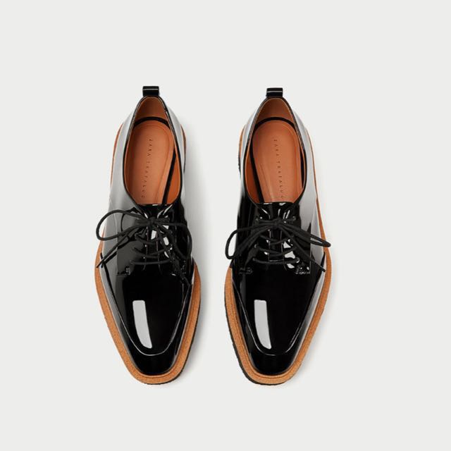 Zara Platform Derby Shoes Women s Fashion Shoes on Carousell