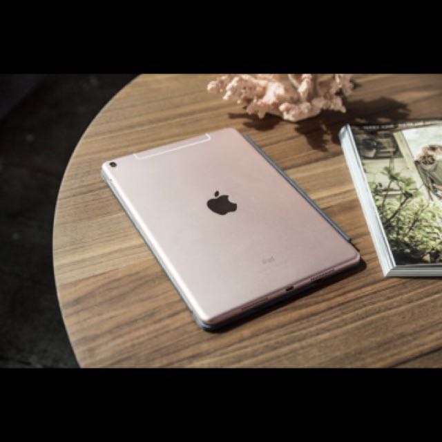apple 玫瑰金 ipad pro 9.7 128g cellular 保固至2018.04.12 sim卡