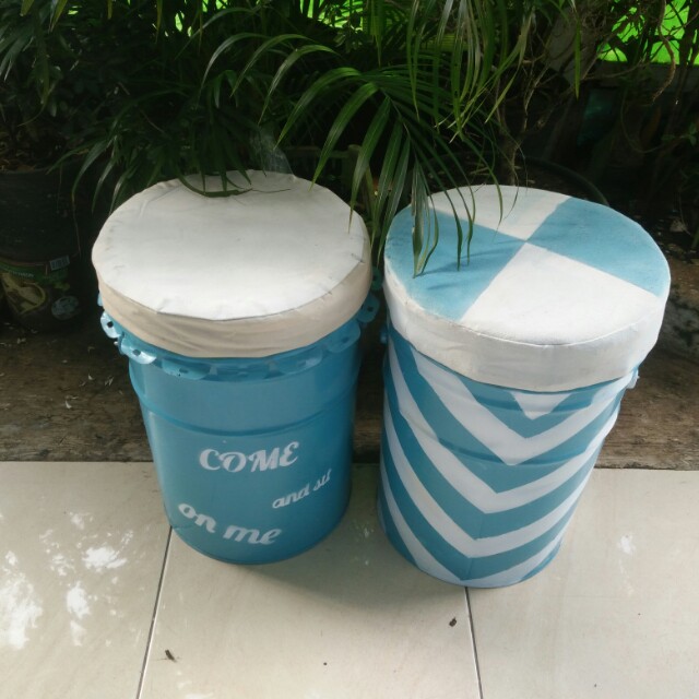 52 Desain Kursi Dari Tong Cat HD Terbaik