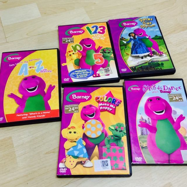 Barney DVDs, Babies & Kids, Babies & Kids Fashion on Carousell