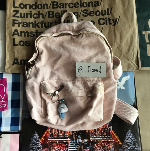Brandy Melville Pink Mini Backpack Women s Fashion Bags Wallets Cross body Bags on Carousell