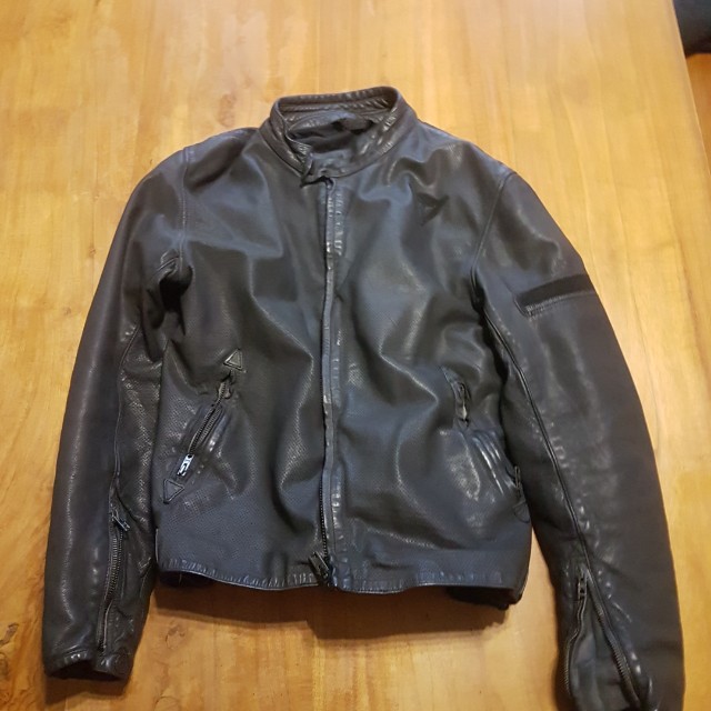 Dainese archivio leather jacket new arrivals