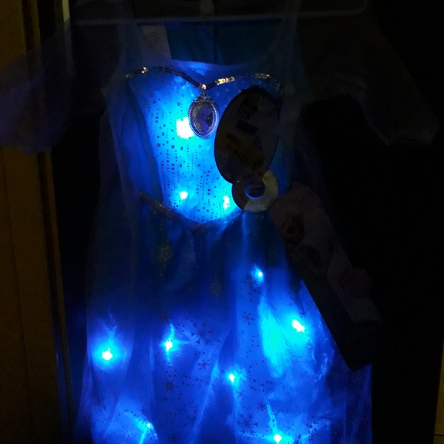 elsa musical light up dress