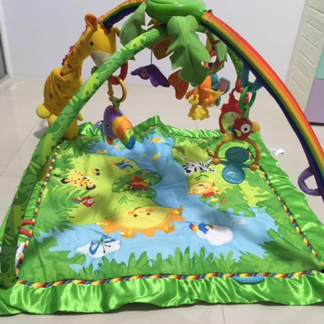 Fisherprice Rainforest Baby Play Mat Gym Babies Kids Toys