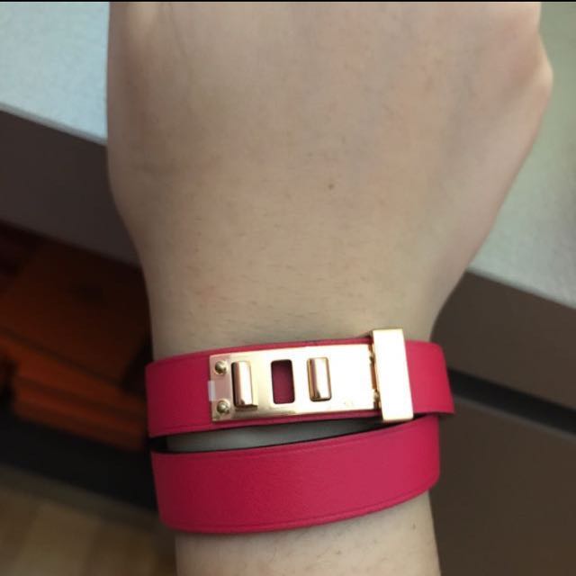 Hermes mini dog double tour bracelet RGHW Luxury Accessories on