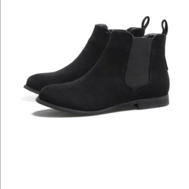 h&m black boots