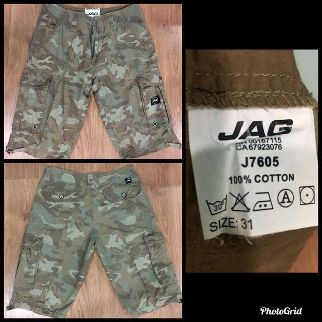 JAG CARGO SHORTS Men s Fashion Bottoms Shorts on Carousell