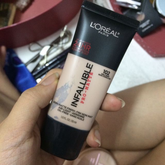 L'Oréal infallible pro matte foundation, Beauty & Personal Care, Face,  Makeup on Carousell