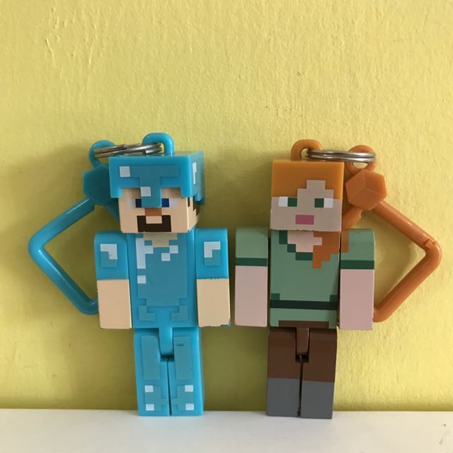 steve and alex from minecraft
