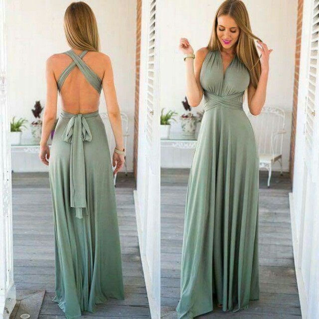 Multi-Way Long Gown/Dress (Category: Dresses) located in Quezon City. Submitted by nelazaspa (Listing ID 139612597, Image 2). Description: .
