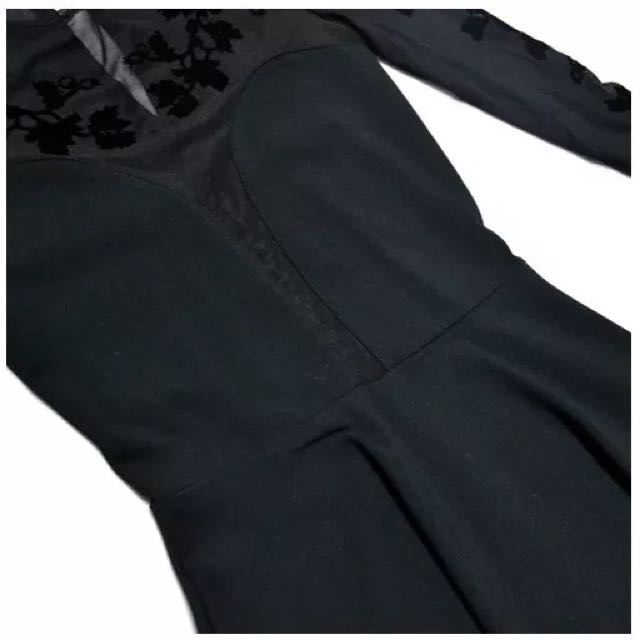 New Black Lace Party Dress XS, Women's Fashion, Dresses & Sets, Dresses