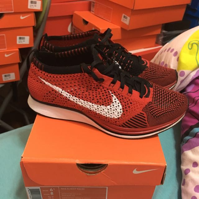 flyknit racer university red