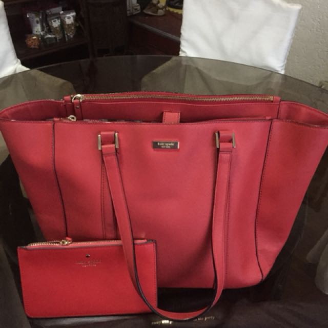 Original Kate Spade Bag with Pouch, Women's Fashion, Bags & Wallets ...
