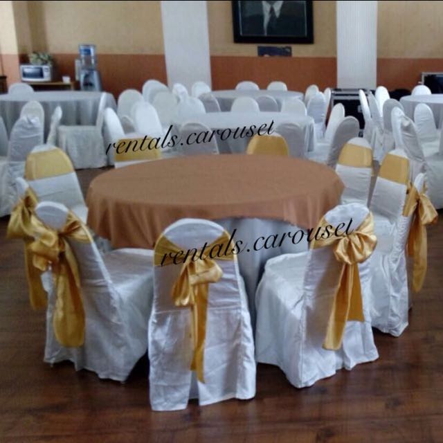 Rental Of Tables Chairs Cloth Sash Everything Else On Carousell