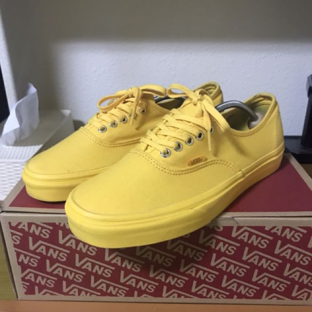 vans mono yellow