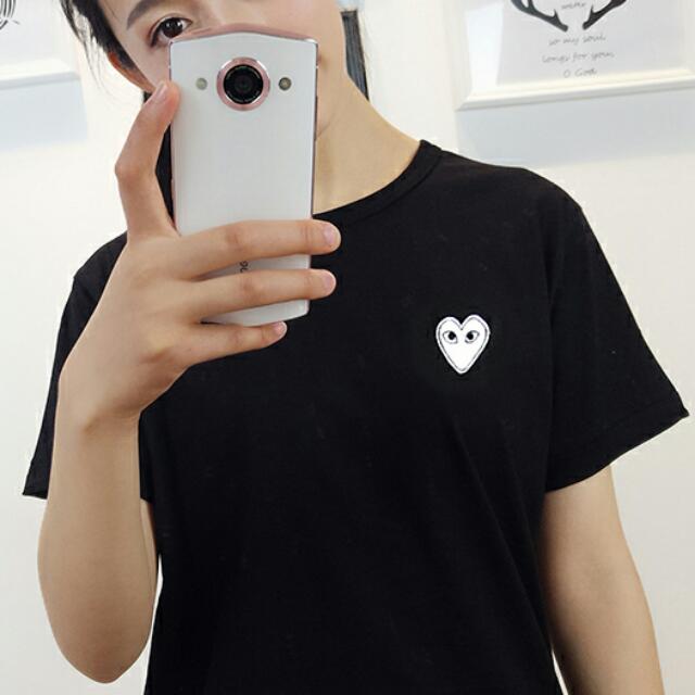 cdg white heart