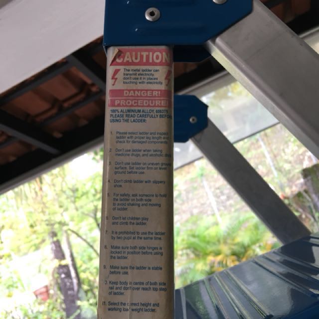 8ft Ladder, Furniture & Home Living, Furniture, Shelves, Cabinets ...