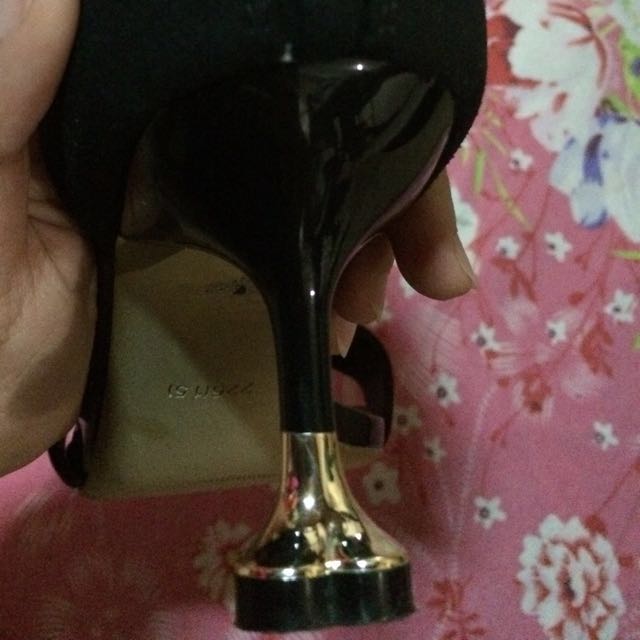 Anni black leopard shoes