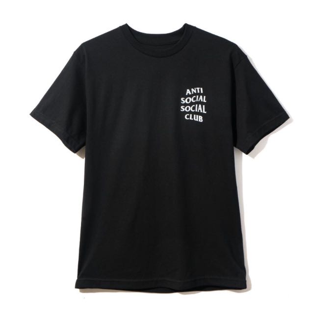 100% Authentic Anti Social Social Club Sin City Black Crewneck SMALL 
