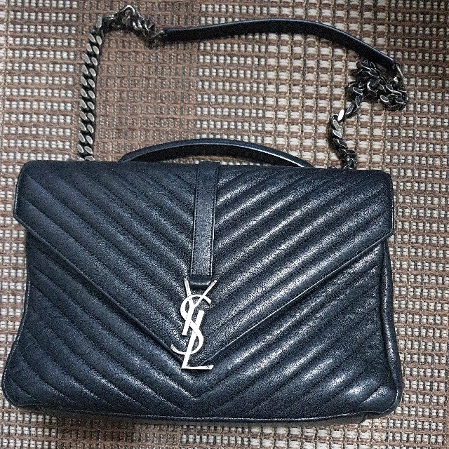 College large in matelassé leather online