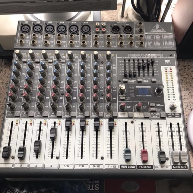 BEHRINGER XENYX 1222FX Mixer (Hold), 音響器材, 可攜式音響設備 Carousell