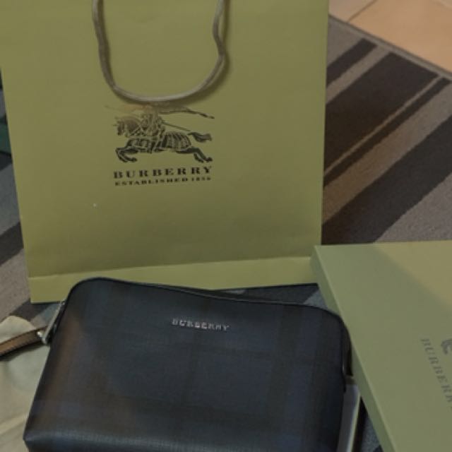 Burberry Clutch Bag (Men), Men's Fashion, Bags, Belt bags, Clutches and  Pouches on Carousell
