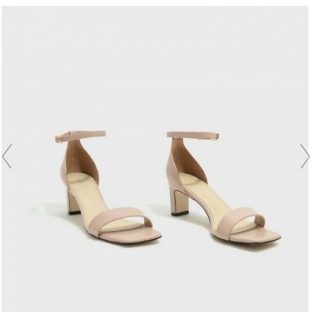 charles and keith open toe heels